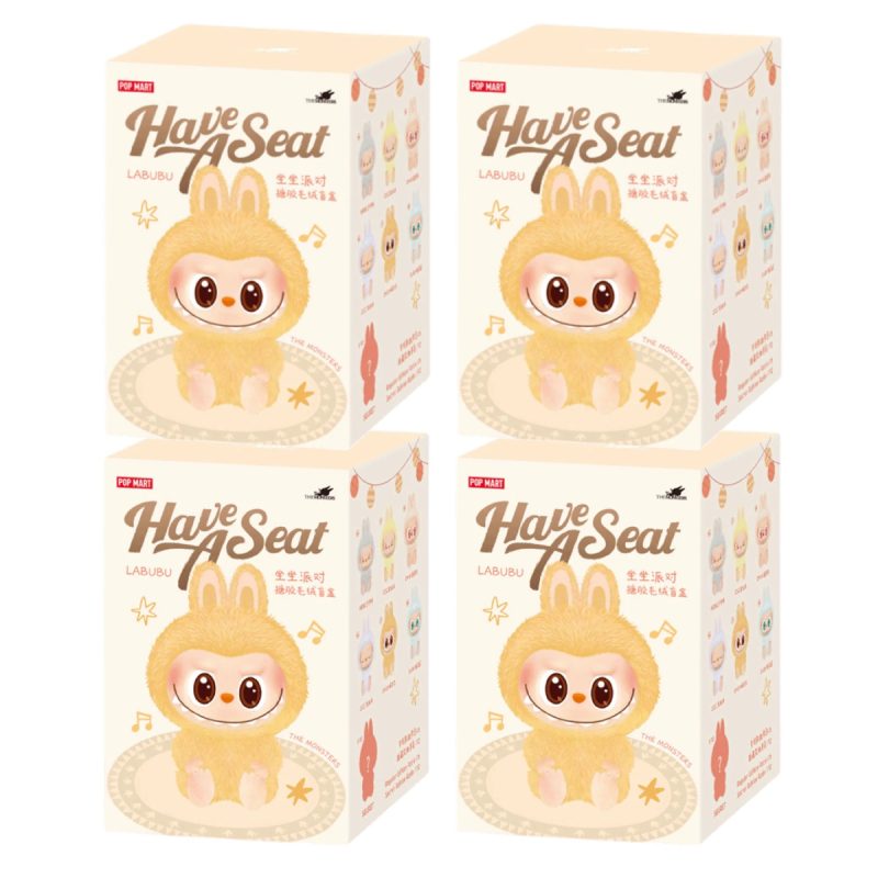 Labubu Have a Seat Blind Box - 4 Boxes Set