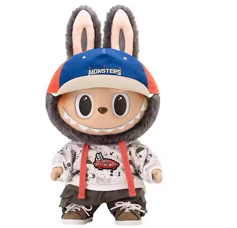 Figure Labubu × Vans – Vinyl Plush Doll Oldskool – Collection Exclusive