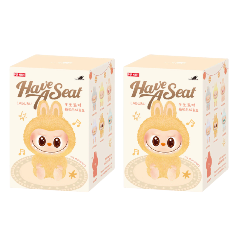 Labubu Have a Seat Blind Box - 2 Boxes Set